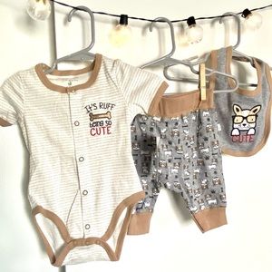 Duck Duck Goose “Its Ruff” Matching Set